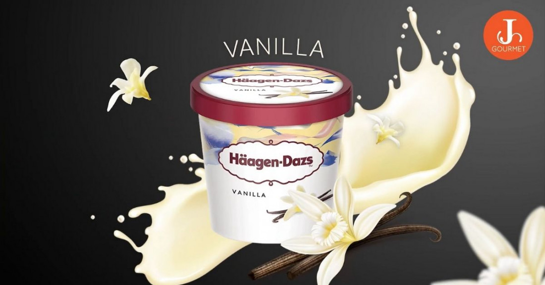 Haagen Dazs Vanilla Ice Cream ไอศครีมวานิลา เนื้อแน่น หอมละมุนจากฝักวานิลาแท้ [VDO]