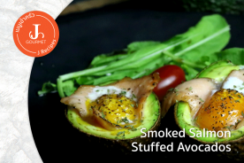 Smoked Salmon Stuffed Avocados [เมนูเข้าครัว Salmon Lover]